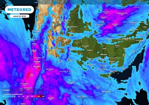 Arranca una semana de nieve, lluvias de 40 mm, tormentas y El Ni&ntilde;o sigue pegando: estas ser&aacute;n las zonas m&aacute;s castigadas