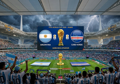 Argentina vs. Cabo Verde: amenaza de calor, mucha humedad y pron&oacute;stico de tormentas para Miami en pleno Mundial 2026