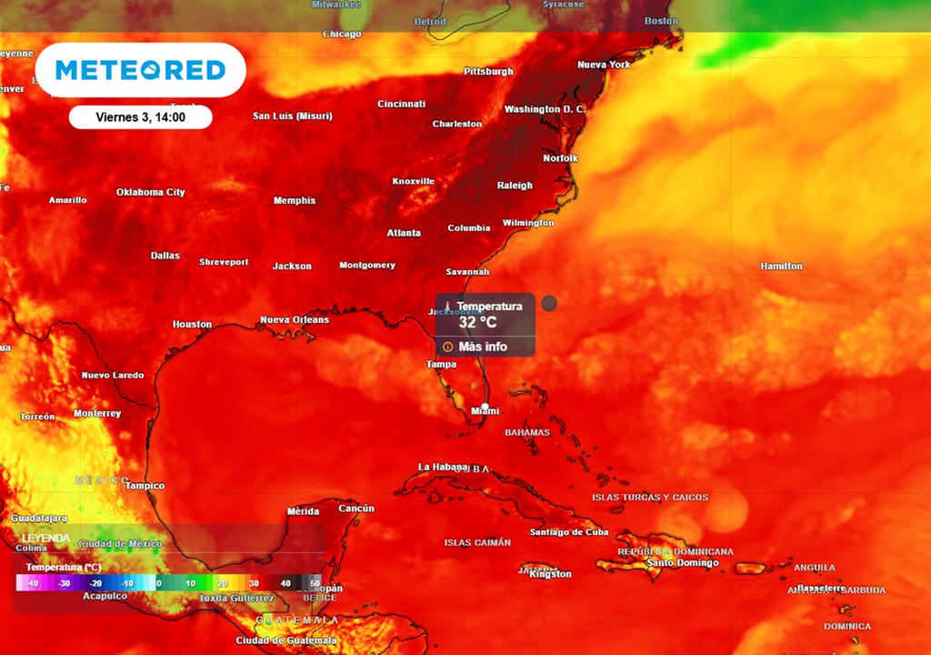 Argentina vs. Cabo Verde. Calor y tormentas este el viernes 3 Para el viernes 3 se esperan 32 °C de máxima para Miami en torno al Hard Rock Stadium en la previa del partido Argentina vs. Cabo Verde, con ST entre 38-40 °C