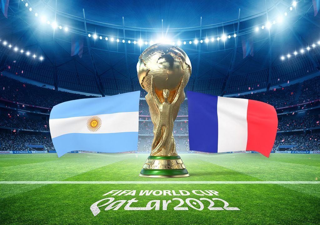 Argentina vs. Francia final de la Copa Mundial FIFA de fútbol Qatar 2022 Messi Campeón