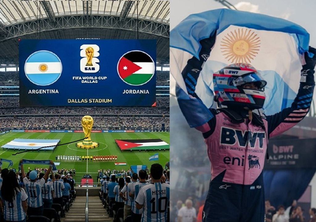 Argentina vs. Jordania en Dallas y Colapinto en el GP de Austria: alerta por fuertes ola de calor en ambos eventos este fin de semana