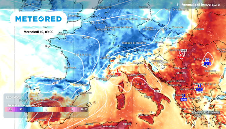 Aria polare a tutta velocit&agrave; verso la Francia, infiltrazioni fredde anche nel nord Italia: scateneranno forti temporali