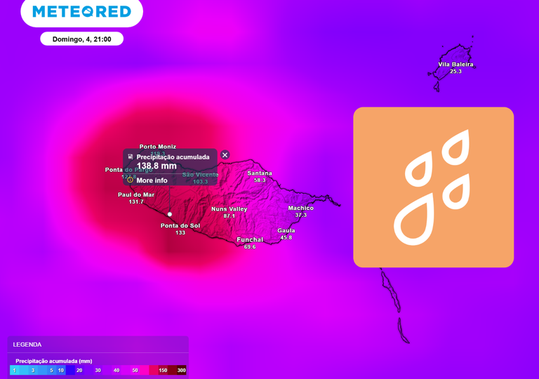 Arquip&eacute;lagos sob aviso amarelo e laranja devido &agrave; tempestade Francis: Madeira contar&aacute; com acumulados superiores a 130 mm