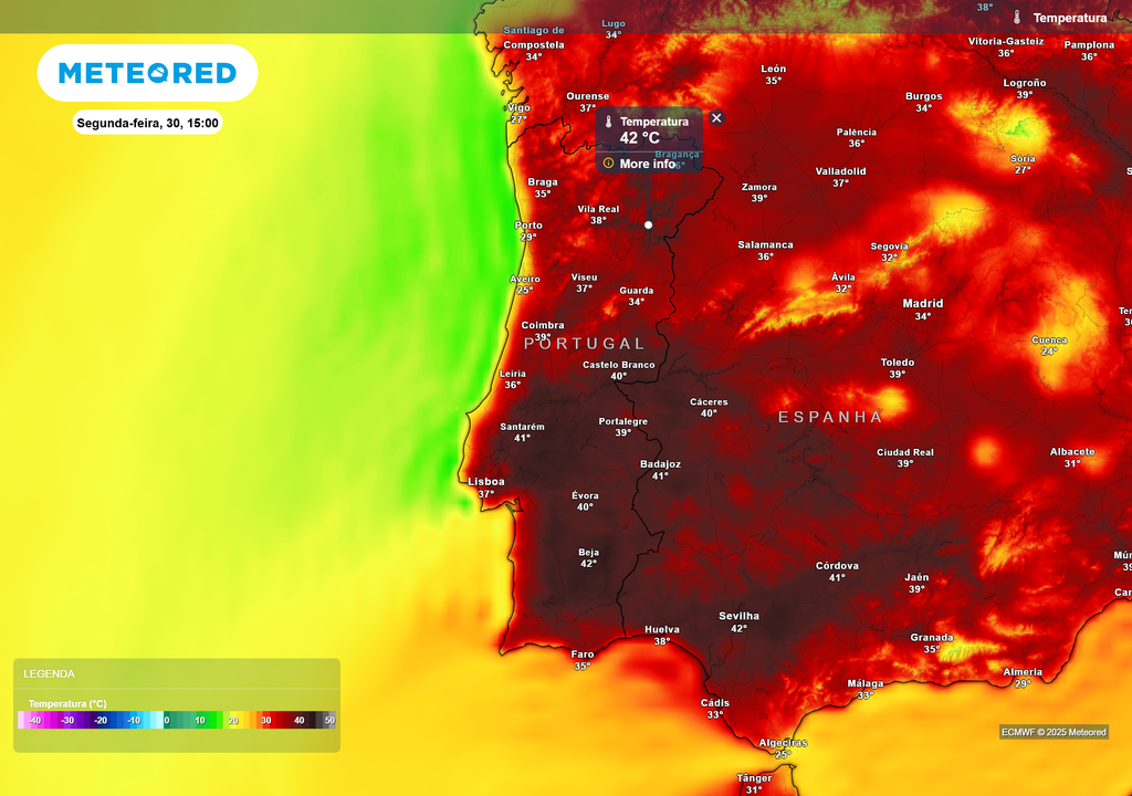 temperatura do ar à superfície temperatura do ar à superfície