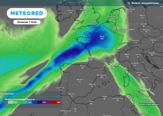 Arrivée imminente d'une rivière atmosphérique : de fortes pluies prévues à Paris et en Île-de-France à partir de ce jour