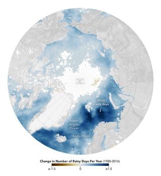 ¿Por qué el Ártico se está volviendo más lluvioso y cuáles son las consecuencias más dramáticas?