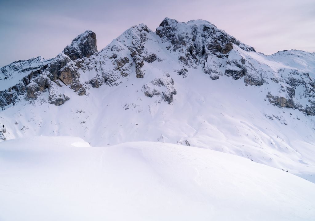 alpes italianos; dolomitas Alguns locais dos Jogos Olímpicos de Inverno, este ano, contam com neve artificial.