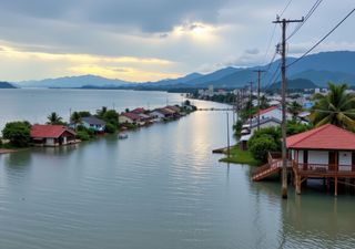 As observações de satélite confirmam a previsão da variação do nível do mar dos anos 90