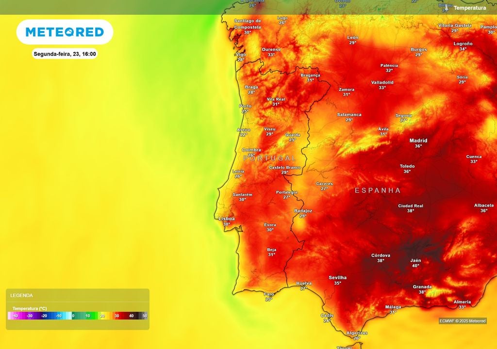 temperatura do ar à superfície temperatura do ar à superfície