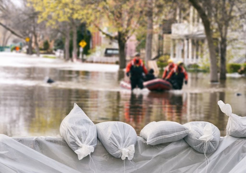 Floodwaters are receding as more help arrives in the flood ravaged southeast.