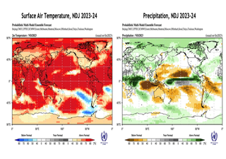 Así afectará El Niño a diferentes regiones de la Tierra hasta abril de 2024