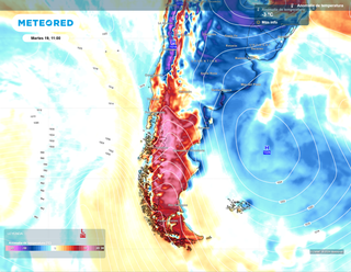 Así comienza la semana en Chile: altas temperaturas hasta en la Patagonia y las lluvias cesan brevemente 