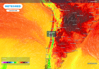 Así comienza la semana en Chile: altas temperaturas y precipitaciones en ocho regiones del país