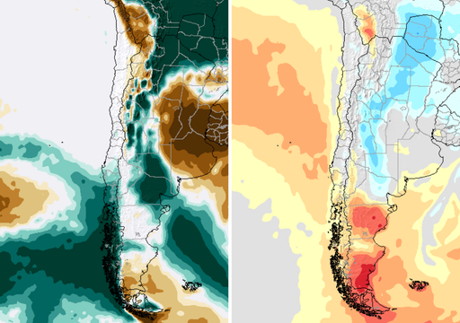 As&iacute; comienza la semana en Chile: lluvias hasta la zona central, calor intenso y tormentas marcar&aacute;n el pulso del pa&iacute;s