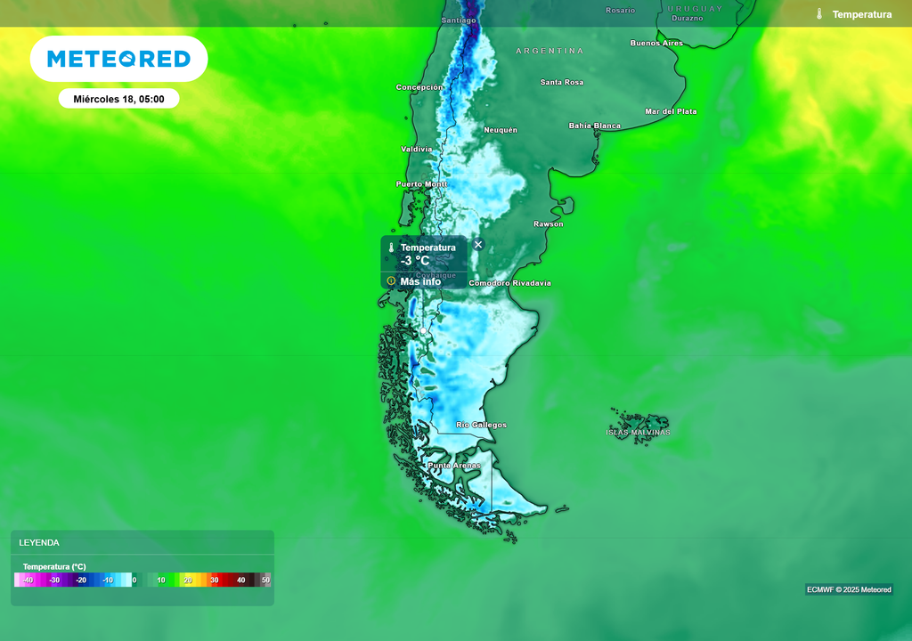 mapa de temperatura. mapa de temperatura.