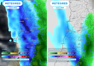 Así comienza la semana en Chile: sistema frontal y vaguada en altura llevarían lluvias al centro-norte incluido Coquimbo