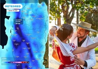 Así culminarán las Fiestas Patrias 2025 en el Biobío: lluvias, nieve y tormentas eléctricas para viernes 19 y sábado 20