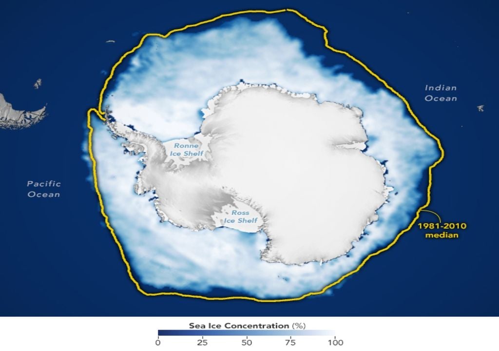 gelo marinho, Antártica