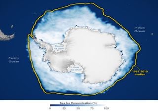 Sia nell’Artico che in Antartide: quest’anno il volume di ghiaccio ai poli si avvicina ai minimi storici