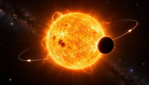 As&iacute; es el exoplaneta que orbita en sentido opuesto: gira en torno a su estrella &ldquo;marcha atr&aacute;s&rdquo;