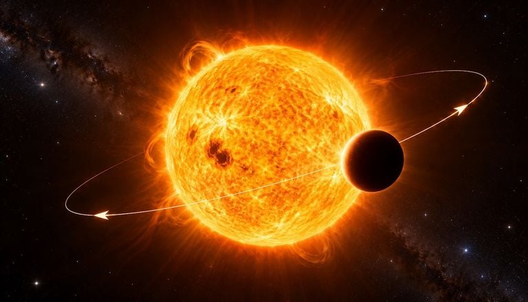 As&iacute; es el exoplaneta que orbita en sentido opuesto: gira en torno a su estrella &ldquo;marcha atr&aacute;s&rdquo;