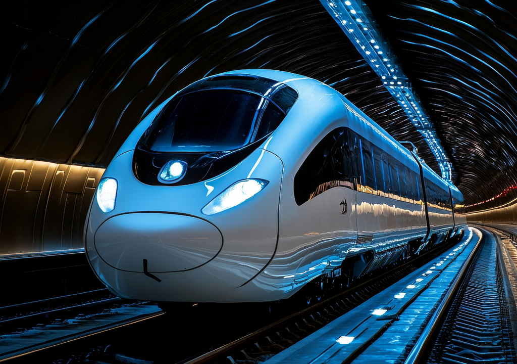 Tres bala submarino China El Bohau Strait Tunnel comenzará a circular en 2035 y alcanzará los 250 km/h. Foto: imagen ilustrativa