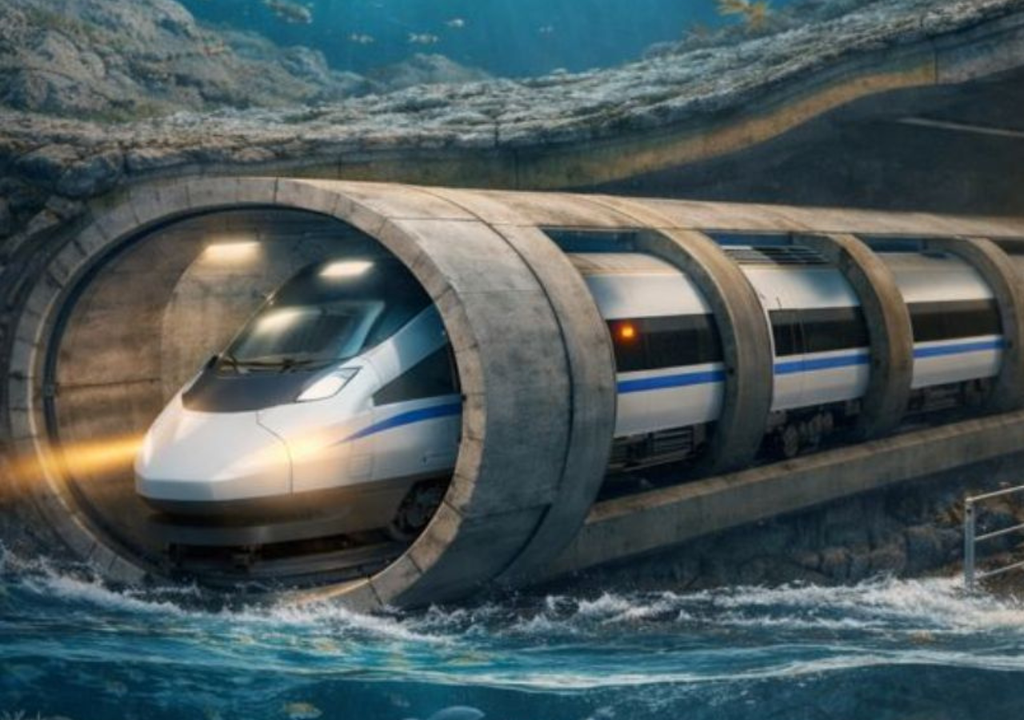 Tren bala submarino China El proyecto generará miles de puestos de trabajo durante su construcción, y permitirá dinamizar economías locales. Foto: Gentileza X @NextMetropoli (imagen ilustrativa)