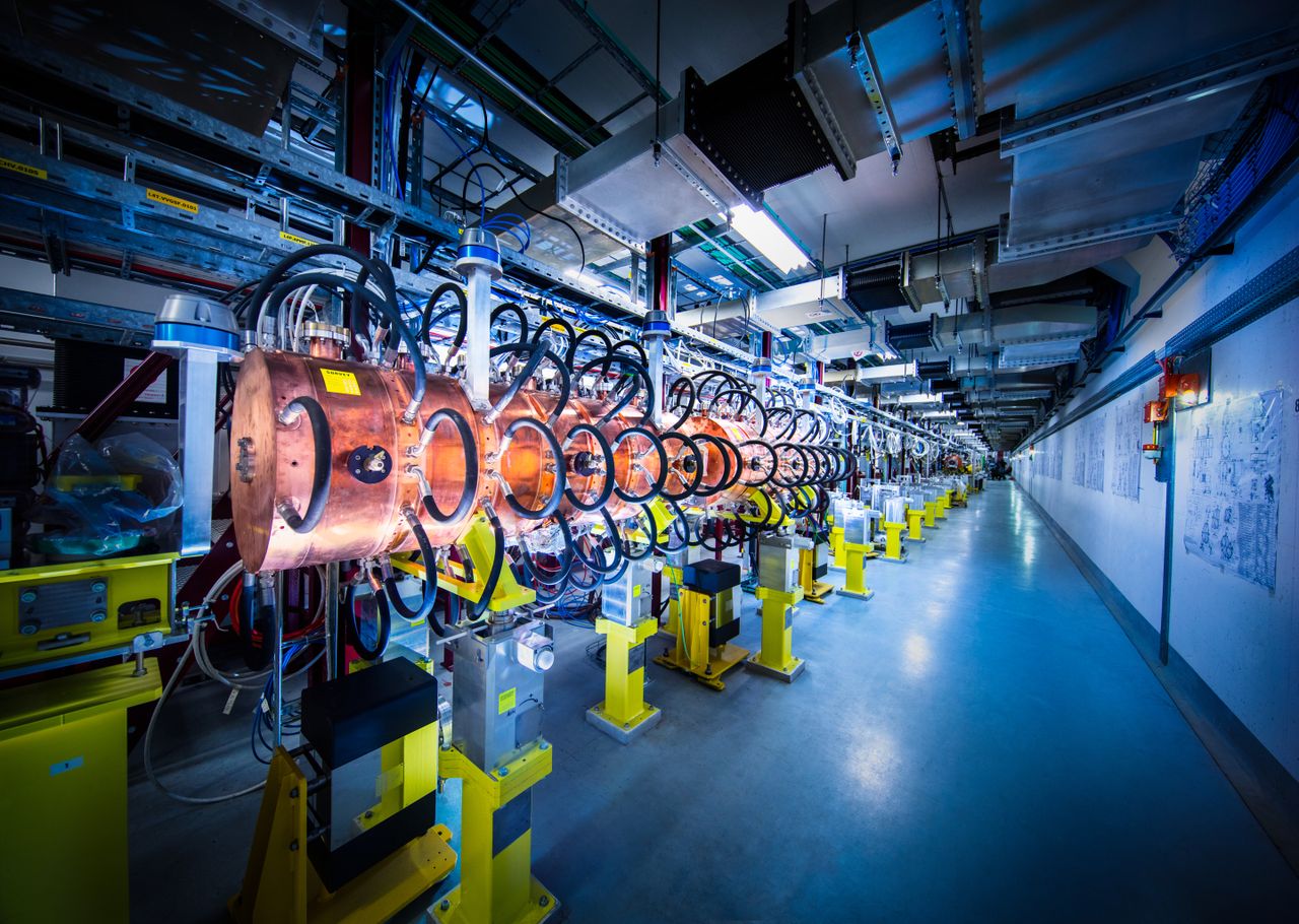 El CERN alberga un gigantesco complejo de aceleradores de partículas. Crédito: CERN.