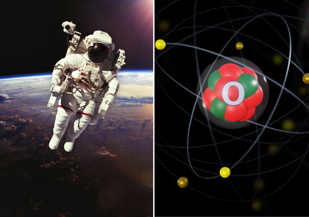 astronauta y oxígeno atómico astronauta y oxígeno atómico