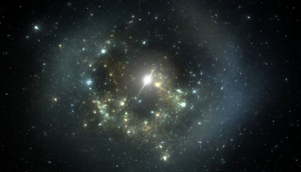Al morir, una estrella como el Sol, deja a su paso una nebulosa planetaria y en el centro una enana blanca.