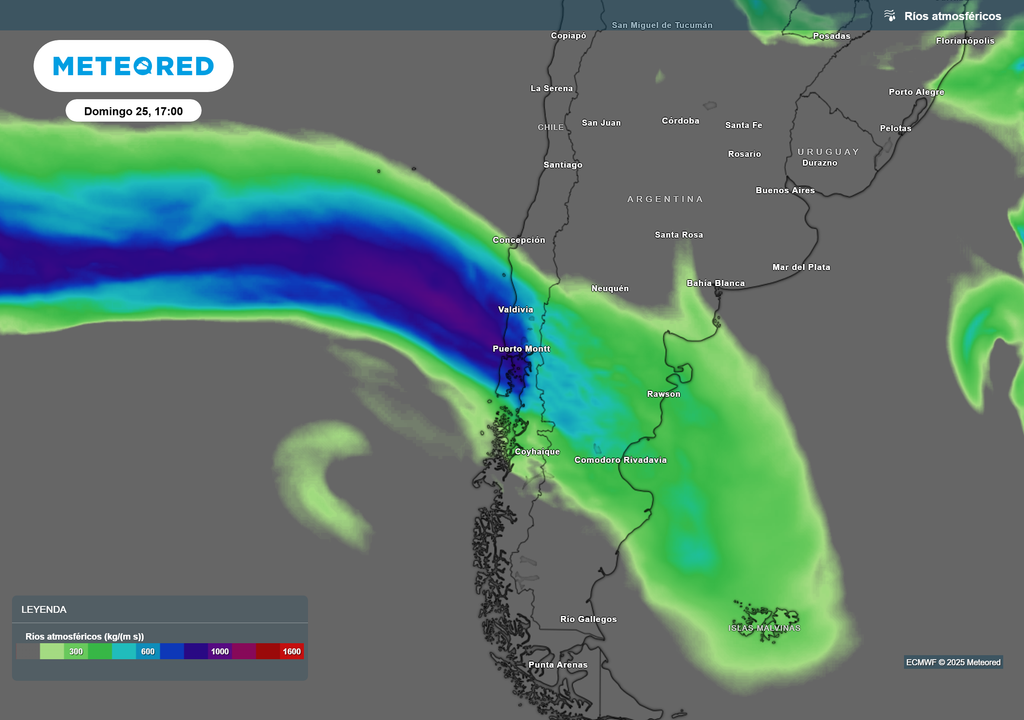 mapa de río atmosférico. mapa de río atmosférico.