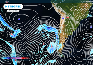 Así se despide julio en Chile: las lluvias se acercan a la zona central y suben las temperaturas