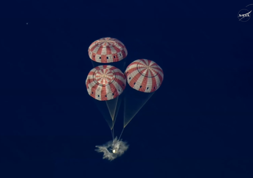 As&iacute; se vivi&oacute; el espectacular regreso a la Tierra de los astronautas en la hist&oacute;rica misi&oacute;n Artemis II