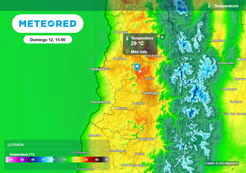 Temperaturas máximas