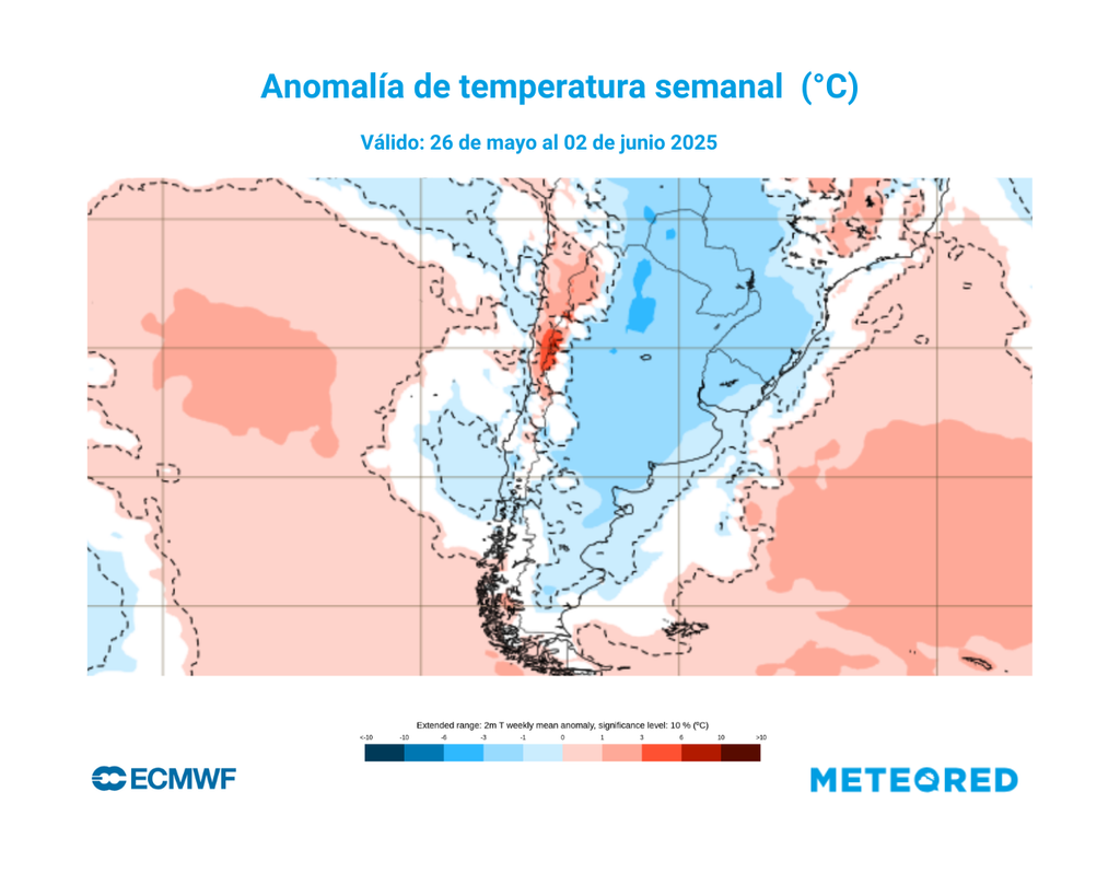 mapa de anomalía de temperatura. mapa de anomalía de temperatura.
