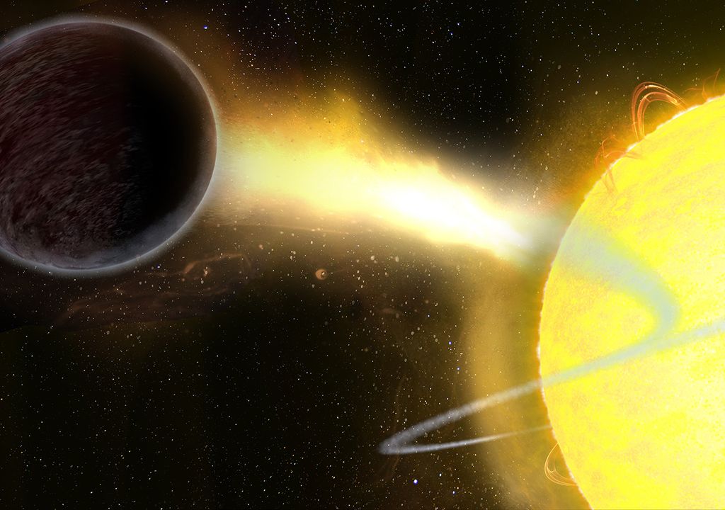 Por primera vez los astrónomos observan directamente como un planeta deja de existir, desaparece al ser engullido por una estrella moribunda