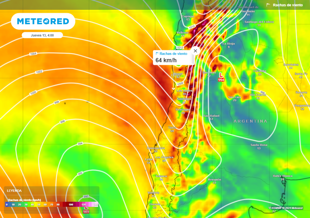 mapa de rachas de viento mapa de rachas de viento