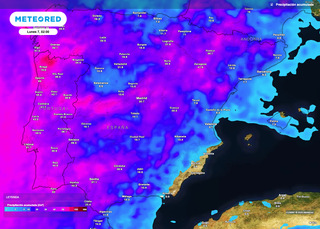 Así va a llover en España esta semana según los modelos europeo y americano: ni Madrid ni Sevilla se libran