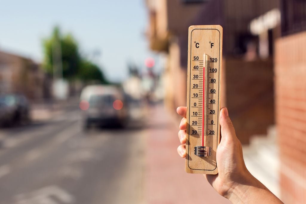 termómetro; temperaturas elevadas
