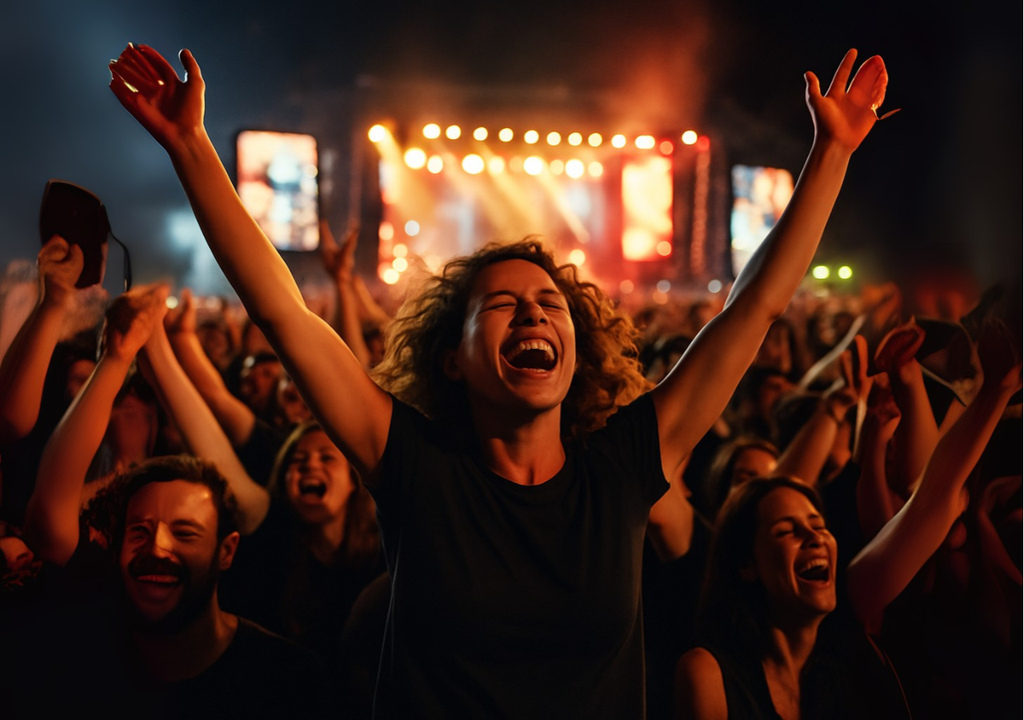 La energía de la música en vivo: el movimiento, la emoción compartida y la conexión con el momento hacen del concierto una experiencia que no solo se siente... también se vive con todo el cuerpo.