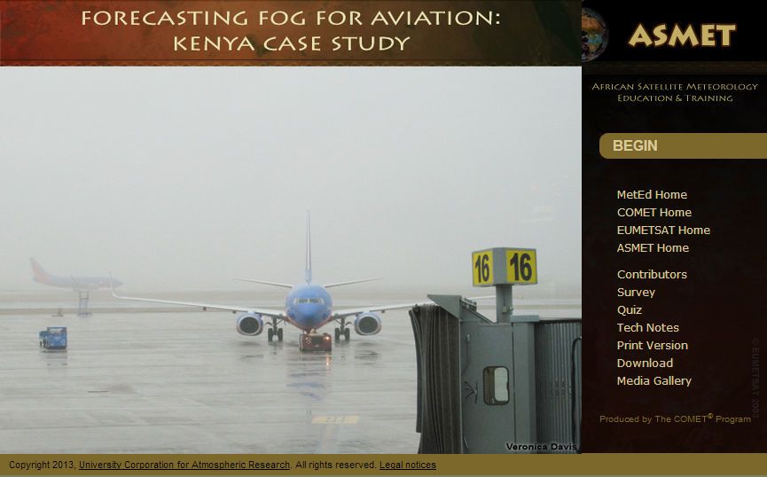 Asmet 7 - Forecasting Fog For Aviation: Kenya Case Study
