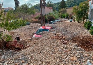 Ciudades de Grecia y Francia sepultadas tras las inundaciones