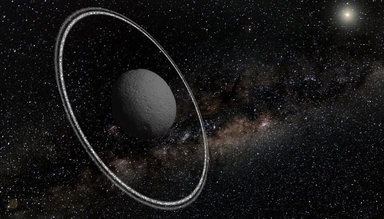 Asteroid Chariklo: James Webb entdeckt ungew&ouml;hnliche Ver&auml;nderungen bei den Ringen