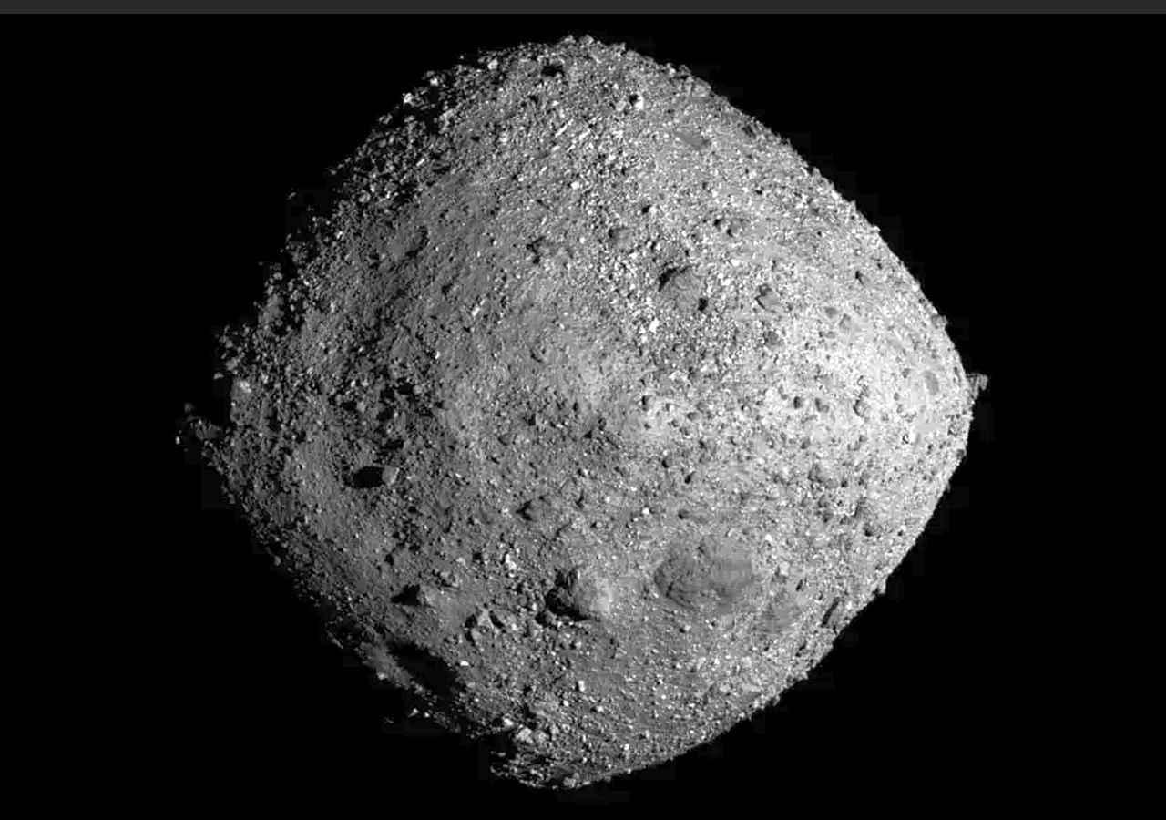 Imagen del asteroide Bennu. NASA