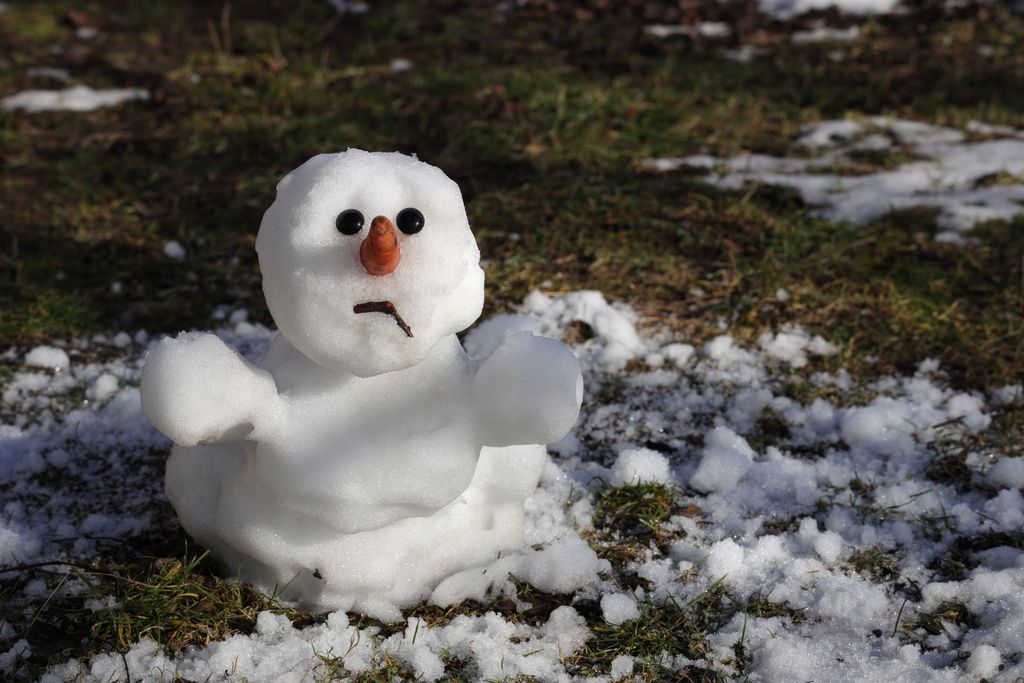 melting snowman