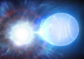 Astronomen entdecken Doppelsternsystem aus Weißen Zwergen in kosmischer Nachbarschaft