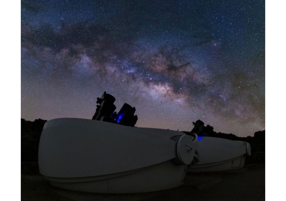 El telescopio astronómico 