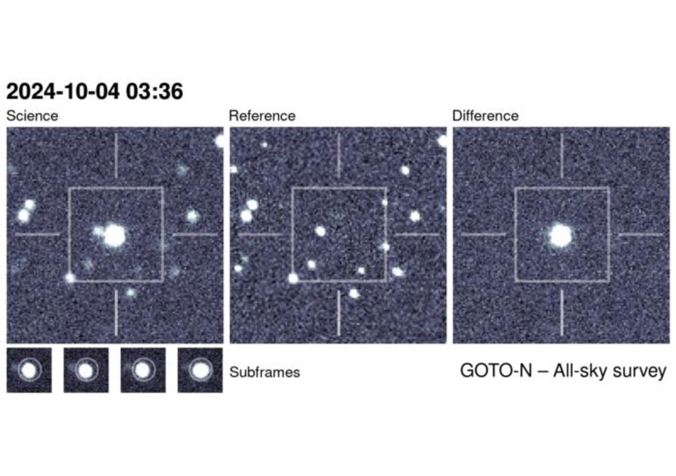 Astronomisches Suchspiel findet explodierenden Stern in Echtzeit