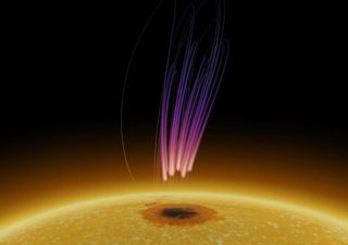 Los astrónomos han logrado detectar por primera vez una aurora en nuestro Sol