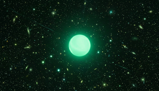 Los astr&oacute;nomos identifican a la que podr&iacute;a ser la primera estrella verde observada en el universo